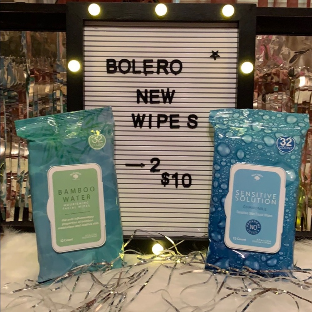 BOLERO, facial wipes new🌴